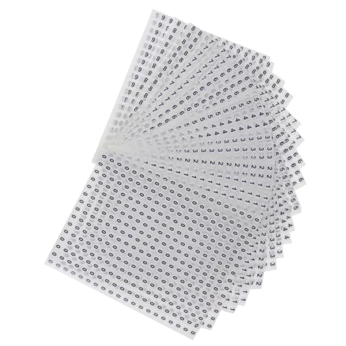 CONGARTENO 6000 Stück Selbstklebende Runde Nummernaufkleber aus Papier Klare Zahlen Ablösbar ohne Rückstände Wetterfest für Haushalt Büro DIY Bastelprojekte und Geschenkverpackungen CONGARTENO 6000 Stück Selbstklebende Runde Nummernaufkleber aus Papier Klare Zahlen Ablösbar ohne Rückstände Wetterfest für Haushalt Büro DIY Bastelprojekte und Geschenkverpackungen von CONGARTENO