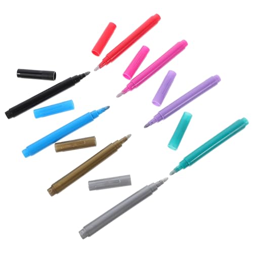 CONGARTENO 8 Stück Marker Kunststoffstift für Erwachsene Weinstifte für Gläser, waschbar Farbmarkierungsstifte Kunststoff-Farbstifte-Set Malstifte zeichnen malen Stifte pp CONGARTENO 8 Stück Marker Kunststoffstift für Erwachsene Weinstifte für Gläser, waschbar Farbmarkierungsstifte Kunststoff-Farbstifte-Set Malstifte zeichnen malen Stifte pp von CONGARTENO