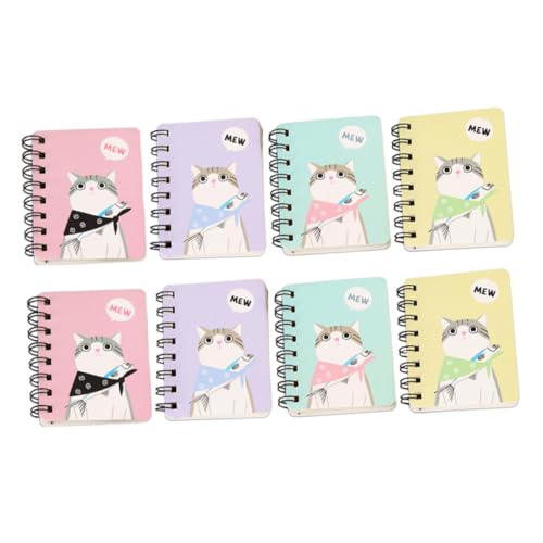 CONGARTENO 8 Stück Teiliges Cartoon Spiralnotizblock Farbenfrohe Spiralbindung Tragbare Studenten Notizblöcke für Schule und Alltag Leicht und Praktisch für Notizen und Planung CONGARTENO 8 Stück Teiliges Cartoon Spiralnotizblock Farbenfrohe Spiralbindung Tragbare Studenten Notizblöcke für Schule und Alltag Leicht und Praktisch für Notizen und Planung von CONGARTENO