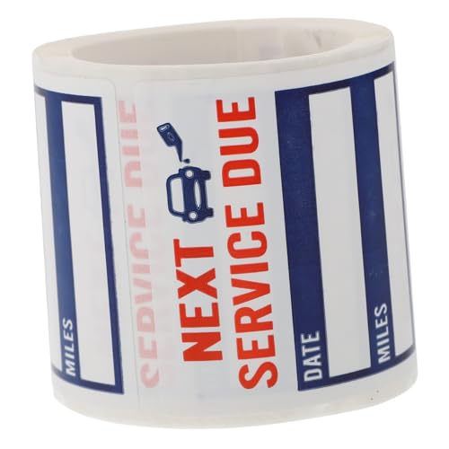 CONGARTENO Auto Adhesive Labels Abziehbare Erinnerung Aufkleber Langlebig mit Beschreibbarem Bereich für Auto Wartung Service Fällig Fenster Aufkleber CONGARTENO Auto Adhesive Labels Abziehbare Erinnerung Aufkleber Langlebig mit Beschreibbarem Bereich für Auto Wartung Service Fällig Fenster Aufkleber von CONGARTENO