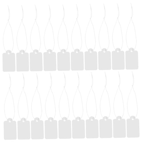 CONGARTENO Blank Schmuck Preisschilder mit Baumwollfaden Vielseitige Anhängeetiketten zum Beschriften für Schmuck Kleidung Kunsthandwerk und Geschenke CONGARTENO Blank Schmuck Preisschilder mit Baumwollfaden Vielseitige Anhängeetiketten zum Beschriften für Schmuck Kleidung Kunsthandwerk und Geschenke von CONGARTENO