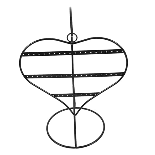 CONGARTENO Earring Organizer Stand Herzform Metall Stabiler Schmuckhalter für Ohrringe Ohrstecker und Anhänger Tragbarer Schmuckständer für Streaming und Zuhause Leicht Kompakt Einfach zu CONGARTENO Earring Organizer Stand Herzform Metall Stabiler Schmuckhalter für Ohrringe Ohrstecker und Anhänger Tragbarer Schmuckständer für Streaming und Zuhause Leicht Kompakt Einfach zu von CONGARTENO