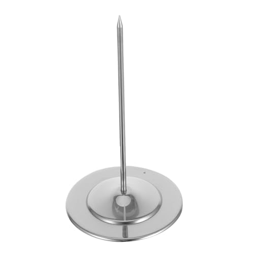 CONGARTENO Edelstahl Bonspießer mit Rutschfester Stabiler Basis Solider Dicker Kassenbonhalter für Restaurant Büro Küche Leichte Portable Rechnungshalterung CONGARTENO Edelstahl Bonspießer mit Rutschfester Stabiler Basis Solider Dicker Kassenbonhalter für Restaurant Büro Küche Leichte Portable Rechnungshalterung von CONGARTENO