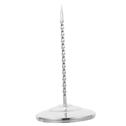 CONGARTENO Edelstahl Quittungshalter Spießer für Küche und Büro Rostfrei Robust Stabiler Rechnungshalter für Restaurant Bar und Milchtee Laden Praktischer Desktop Zettel Organizer CONGARTENO Edelstahl Quittungshalter Spießer für Küche und Büro Rostfrei Robust Stabiler Rechnungshalter für Restaurant Bar und Milchtee Laden Praktischer Desktop Zettel Organizer von CONGARTENO