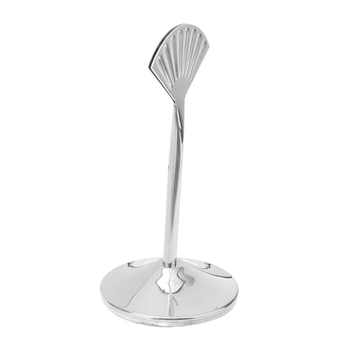 CONGARTENO Edelstahl Tischkartenhalter mit Rutschfester Basis Stabiler Menü Tischnummernhalter für Hochzeit Party Restaurant Buffet Platzsparender Kartenständer für Tischdekoration von CONGARTENO