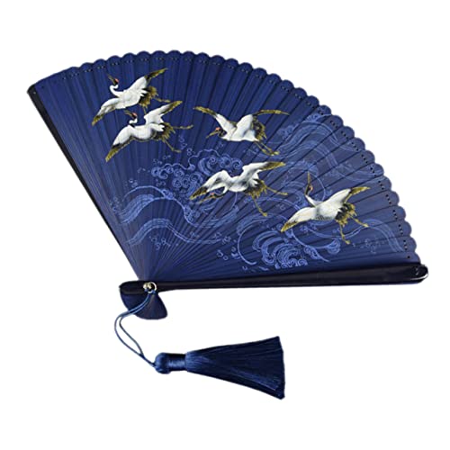 CONGARTENO Faltbarer Handfächer aus Chinesischer Vintage Fächer mit Eleganten Quasten und Tragbar für Hochzeiten Partys Dekoration CONGARTENO Faltbarer Handfächer aus Chinesischer Vintage Fächer mit Eleganten Quasten und Tragbar für Hochzeiten Partys Dekoration von CONGARTENO