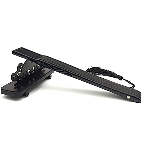 CONGARTENO Faltfächer Im Antiquitätenstil Schwarz Klein Handfächer Aus Strapazierfähigem Material Für Dekoration Und Fotoshootings von CONGARTENO