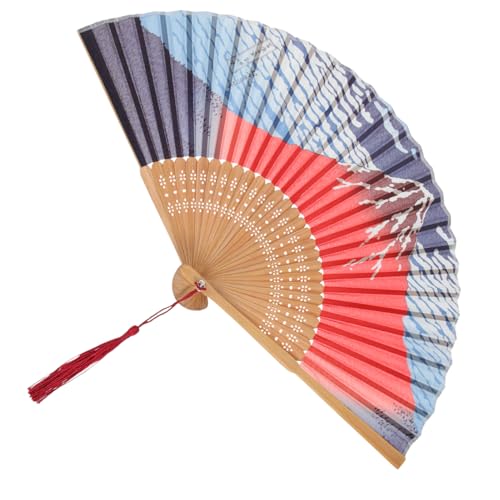 CONGARTENO Faltfächer aus Seide im Japanischen Stil Handgefertigter Faltfächer für Hochzeiten Partys Tanz und Fotografie Vintage Design mit Fuji CONGARTENO Faltfächer aus Seide im Japanischen Stil Handgefertigter Faltfächer für Hochzeiten Partys Tanz und Fotografie Vintage Design mit Fuji von CONGARTENO