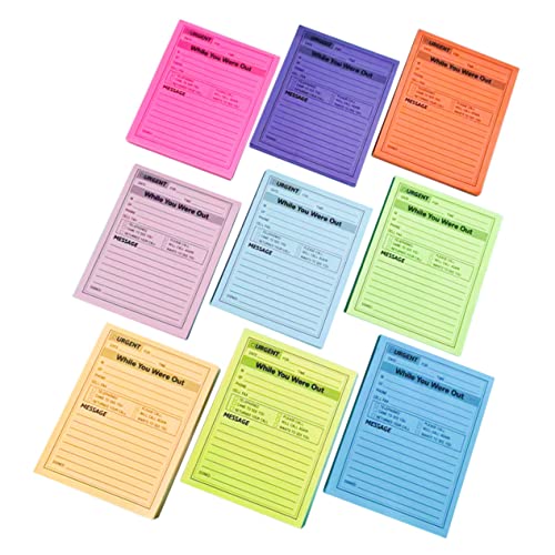 CONGARTENO Farben Kompakte Selbstklebende Haftnotizen Stark Haftende Vielseitige Memo Pads für Büro Haushalt Schule Bunte Beschriftbare Notizzettel zum Markieren und Organisieren von CONGARTENO