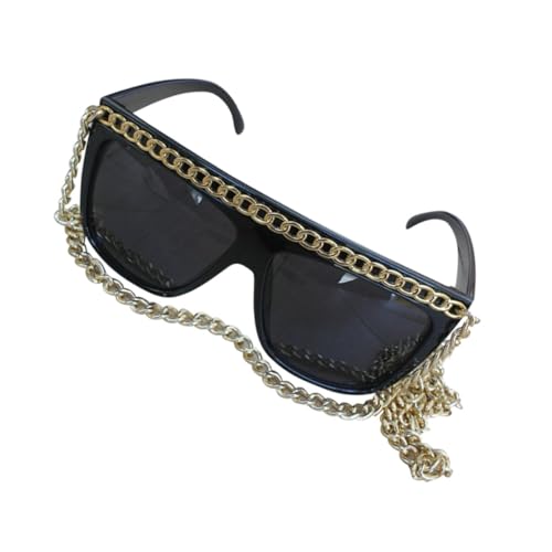 CONGARTENO Funny Gold Chain Party Brille Mit Strap Holder Kreative Halloween Kostüm Requisite Für Fotografie Und Feiern Leicht Und Für Und Cosplay CONGARTENO Funny Gold Chain Party Brille Mit Strap Holder Kreative Halloween Kostüm Requisite Für Fotografie Und Feiern Leicht Und Für Und Cosplay von CONGARTENO