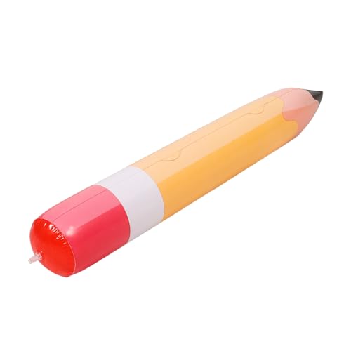 CONGARTENO Großer Aufblasbarer Bleistiftballon PVC Deko für Schule und Feste Orange für Party und Raumdekoration Langlebig und Attraktiv CONGARTENO Großer Aufblasbarer Bleistiftballon PVC Deko für Schule und Feste Orange für Party und Raumdekoration Langlebig und Attraktiv von CONGARTENO