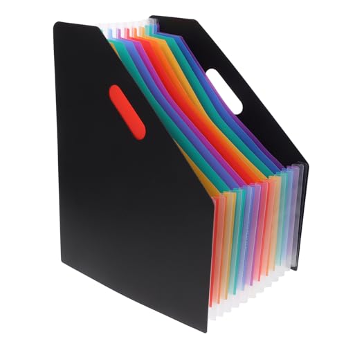 CONGARTENO Großer Kunststoff Akkordeon Ordner mit farbigen Innenfächern Vertikaler Dokumenten Organizer für Büro und Schule Stabiler Aktenhalter für Rechnungen Belege und Papiere CONGARTENO Großer Kunststoff Akkordeon Ordner mit farbigen Innenfächern Vertikaler Dokumenten Organizer für Büro und Schule Stabiler Aktenhalter für Rechnungen Belege und Papiere von CONGARTENO