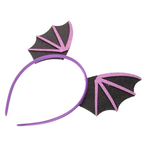 CONGARTENO Halloween Haarreif Fledermaus Flügel Kopfstück Teufelsstil Stirnband Damen Karneval Cosplay Party Zubehör Leicht Rutschfest Komfortabel Vielseitig für Kostümaccessoire CONGARTENO Halloween Haarreif Fledermaus Flügel Kopfstück Teufelsstil Stirnband Damen Karneval Cosplay Party Zubehör Leicht Rutschfest Komfortabel Vielseitig für Kostümaccessoire von CONGARTENO