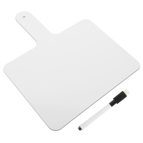 CONGARTENO Handheld Whiteboard Teilig Einseitig Abwischbar Antwortpaddel für Schüler Unterricht Klassenzimmer Spiele Praktische Schreibtafel mit Marker von CONGARTENO