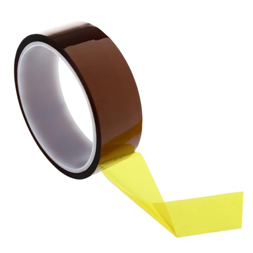CONGARTENO Hitzebeständiges Polyimid Klebeband Braun C Temperaturbeständig Reißfest Elektrisch Isolierend für Leiterplatten und Kontaktflächen Schutz Beim Löten von CONGARTENO