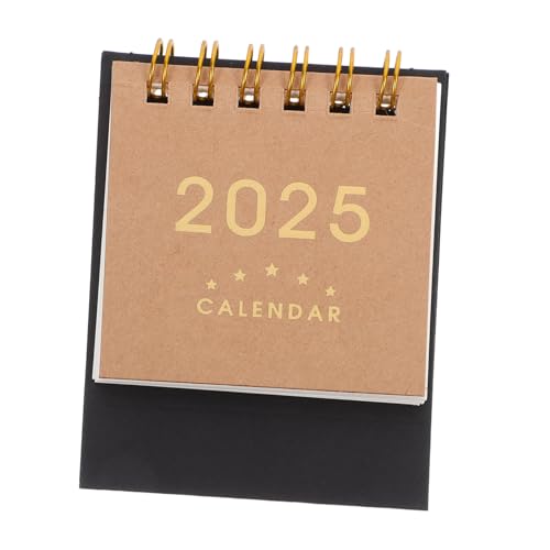 CONGARTENO Kleiner Tischkalender Minimalistischer Stehkalender mit Modernem Design Dekorativ für Büro und Home Office Vielseitiger Tagesplaner und Notizblock für Schreibtisch von CONGARTENO