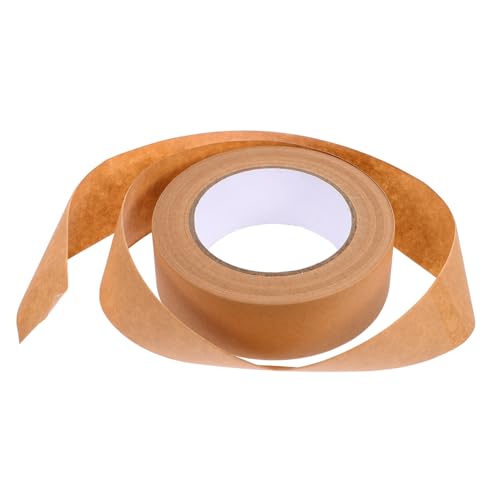 CONGARTENO Kraftpapier Packband Stark Haftendes Verpackungsklebeband Beschreibbar Umzugs und Versandband Kartonversiegelung für Diverse Kartongrößen und Transport von CONGARTENO