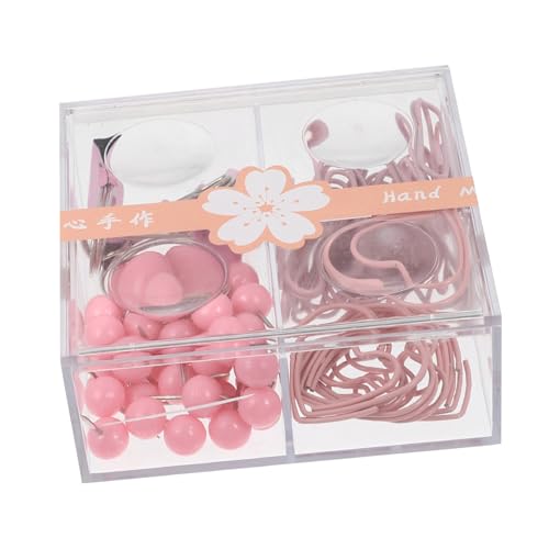 CONGARTENO Kreatives Büroklammer Set mit Metall Binder Clips Bunten Papierclips und Stecknadeln Starke Klammerkraft Vielseitig für Notizen Kalender Scrapbook für Schule und Büro CONGARTENO Kreatives Büroklammer Set mit Metall Binder Clips Bunten Papierclips und Stecknadeln Starke Klammerkraft Vielseitig für Notizen Kalender Scrapbook für Schule und Büro von CONGARTENO