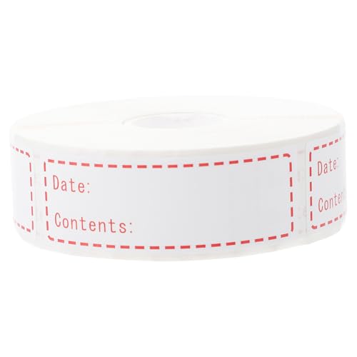 CONGARTENO Lebensmitteletiketten Aufkleber Kältebeständig Haftstark Gefrierschrank Vorratsbehälter Beschriftbar Food Storage Reminder Content Label CONGARTENO Lebensmitteletiketten Aufkleber Kältebeständig Haftstark Gefrierschrank Vorratsbehälter Beschriftbar Food Storage Reminder Content Label von CONGARTENO