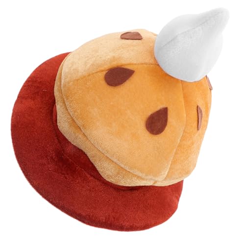 CONGARTENO Lustiger Kürbiskuchen Weicher Plüsch Food Kostüm Kopfschmuck Dekorativer Halloween Weihnachts Hut für Erwachsene Teens Einzigartiges Rund-accessoire für Rollenspiel und Feier CONGARTENO Lustiger Kürbiskuchen Weicher Plüsch Food Kostüm Kopfschmuck Dekorativer Halloween Weihnachts Hut für Erwachsene Teens Einzigartiges Rund-accessoire für Rollenspiel und Feier von CONGARTENO