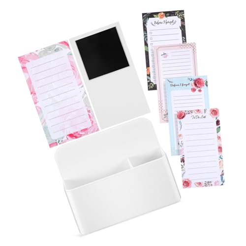 CONGARTENO Magnetische Notizblöcke mit Stifthalter Teiliges für Kühlschrank Praktische Einkaufslistenblöcke mit Muster Magnetisch Haftend für Küche und Büro Inklusive Organizer für Stifte CONGARTENO Magnetische Notizblöcke mit Stifthalter Teiliges für Kühlschrank Praktische Einkaufslistenblöcke mit Muster Magnetisch Haftend für Küche und Büro Inklusive Organizer für Stifte von CONGARTENO