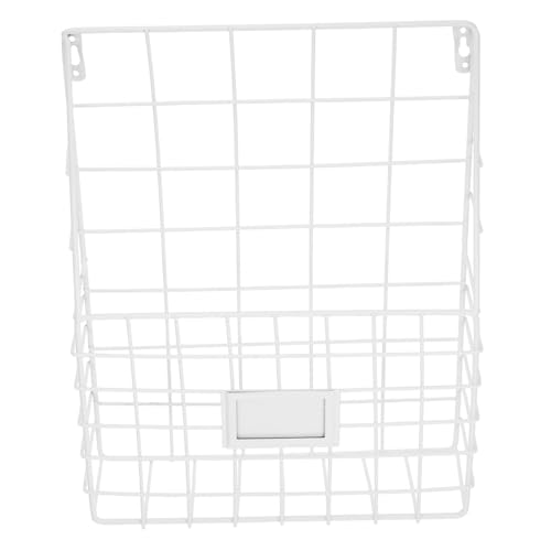 CONGARTENO Metall Wand Zeitschriftenhalter Weiß Hängend Robuster Organizer Großes Fassungsvermögen Für Büro Schule Zuhause Praktischer Drahtkorb Für Bücher Dokumente Magazine CONGARTENO Metall Wand Zeitschriftenhalter Weiß Hängend Robuster Organizer Großes Fassungsvermögen Für Büro Schule Zuhause Praktischer Drahtkorb Für Bücher Dokumente Magazine von CONGARTENO