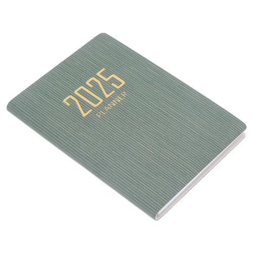 CONGARTENO Mini Tagesplaner Notizblock Leichtes Strapazierfähiges Notizbuch mit Elegantem Dunkelgrünem Einband Haushalts und Büroplaner für Reisen und Alltag Praktischer Kalender für von CONGARTENO