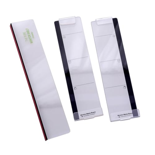 CONGARTENO Monitor Memo Board Transparente Notiztafel für Bildschirm Starke Haftung Schlankes Design Praktische Büro memoablage für Sauberen Arbeitsplatz CONGARTENO Monitor Memo Board Transparente Notiztafel für Bildschirm Starke Haftung Schlankes Design Praktische Büro memoablage für Sauberen Arbeitsplatz von CONGARTENO