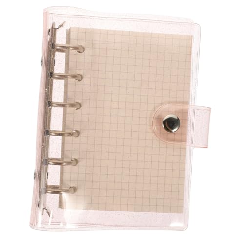 CONGARTENO Notizbuch mit Ring Design Abnehmbarer Einband Lose Kleines Notizheft für Schüler Handliches Schreibheft Dekorativer Organizer Kariertes Papier von CONGARTENO