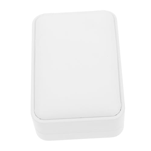 CONGARTENO PU Schmuckbox Weiß Kompakte Schmuckaufbewahrung mit Fächern für Halsketten Armbänder Ohrringe Eleganter Schmuckkasten für Anhänger Tragbare Geschenkbox für Hochzeit Reise Feier CONGARTENO PU Schmuckbox Weiß Kompakte Schmuckaufbewahrung mit Fächern für Halsketten Armbänder Ohrringe Eleganter Schmuckkasten für Anhänger Tragbare Geschenkbox für Hochzeit Reise Feier von CONGARTENO