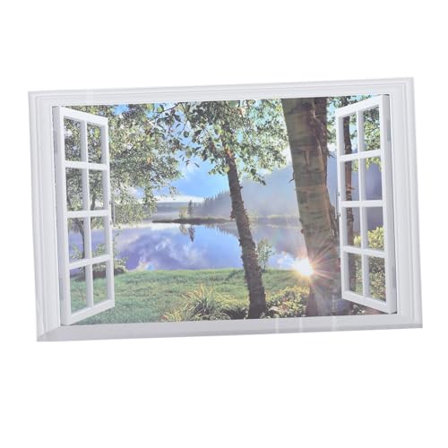 CONGARTENO PVC Fenster Wandsticker Fake Window Motiv Abnehmbar Strapazierfähig für Schlafzimmer Wohnzimmer Kinderzimmer Glatte Oberfläche Dekoration CONGARTENO PVC Fenster Wandsticker Fake Window Motiv Abnehmbar Strapazierfähig für Schlafzimmer Wohnzimmer Kinderzimmer Glatte Oberfläche Dekoration von CONGARTENO