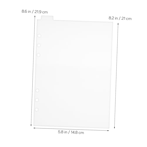 CONGARTENO PVC Ordner Trennblätter Hart PVC Registerkarten Transparent Abnehmbare Notizbuch Index Divider Für DIY Planer Und Ringbuch CONGARTENO PVC Ordner Trennblätter Hart PVC Registerkarten Transparent Abnehmbare Notizbuch Index Divider Für DIY Planer Und Ringbuch von CONGARTENO