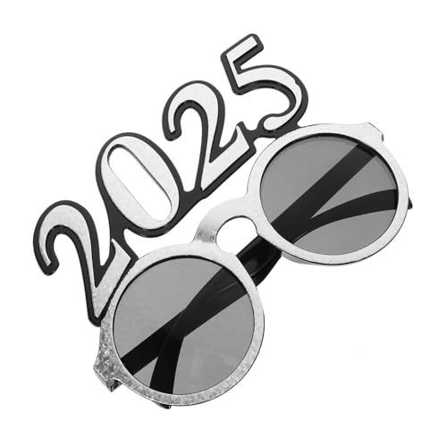 CONGARTENO Party Brille Silber Holografisch Lustige Tanzbrille für Neujahr Abschlussfeier Spaßige Foto Requisiten Leicht und Kompakt CONGARTENO Party Brille Silber Holografisch Lustige Tanzbrille für Neujahr Abschlussfeier Spaßige Foto Requisiten Leicht und Kompakt von CONGARTENO