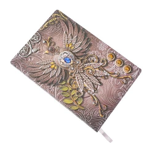 CONGARTENO Retro Notizbuch mit Geprägtem Phönixcover Schreibblock für Tagebuch und Reise Linierte Format für Schule Büro und Buntes Design CONGARTENO Retro Notizbuch mit Geprägtem Phönixcover Schreibblock für Tagebuch und Reise Linierte Format für Schule Büro und Buntes Design von CONGARTENO