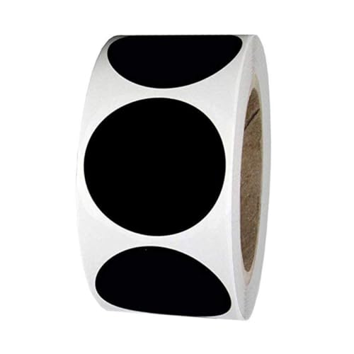 CONGARTENO Runde Schwarze PVC Tafelfolie Aufkleber Selbstklebende Kreidetafeln Etikettenbeschriftung Sticker für Haushalt Büro Küchenflaschen und Dosen CONGARTENO Runde Schwarze PVC Tafelfolie Aufkleber Selbstklebende Kreidetafeln Etikettenbeschriftung Sticker für Haushalt Büro Küchenflaschen und Dosen von CONGARTENO