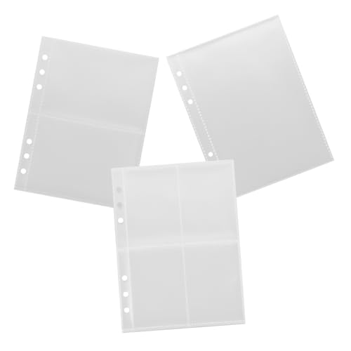 CONGARTENO Sammelkarten Album Nachfüllseiten Lose Einsteckhüllen Halbtransparente Einseitige Klarsichthüllen mit Transparente Ersatzseiten für Fotoalben CONGARTENO Sammelkarten Album Nachfüllseiten Lose Einsteckhüllen Halbtransparente Einseitige Klarsichthüllen mit Transparente Ersatzseiten für Fotoalben von CONGARTENO