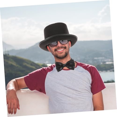 CONGARTENO Schwarzes Detektiv kostüm Leichtem Zylinderhut und Klassischer Fliege Elegante Verkleidung für Herren und Damen für Halloween Karneval und Detektiv rollenspiele CONGARTENO Schwarzes Detektiv kostüm Leichtem Zylinderhut und Klassischer Fliege Elegante Verkleidung für Herren und Damen für Halloween Karneval und Detektiv rollenspiele von CONGARTENO