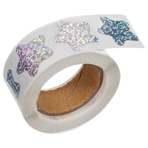 CONGARTENO Selbstklebende Sternaufkleber PVC Wasserdichte Fünfzackige Stern Sticker für Geschenkverpackung Kuchenbeutel Belohnung Basteln Dekoration CONGARTENO Selbstklebende Sternaufkleber PVC Wasserdichte Fünfzackige Stern Sticker für Geschenkverpackung Kuchenbeutel Belohnung Basteln Dekoration von CONGARTENO
