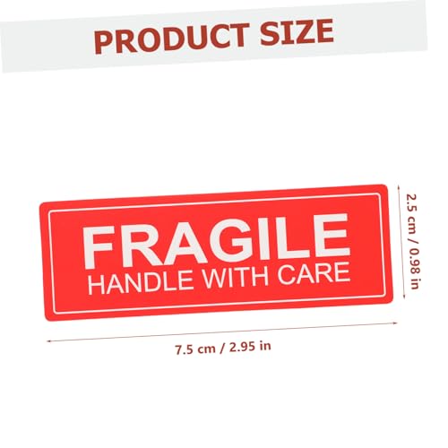 CONGARTENO Selbstklebende Versandaufkleber Fragile Handle With Care Stark Haftend Langlebig Vielseitig für Kartons Verpackungshinweis für Zerbrechliche Sendungen CONGARTENO Selbstklebende Versandaufkleber Fragile Handle With Care Stark Haftend Langlebig Vielseitig für Kartons Verpackungshinweis für Zerbrechliche Sendungen von CONGARTENO
