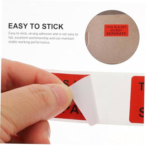 CONGARTENO Selbstklebende Versandetiketten Warnaufkleber Set Do Not Separate Haftetiketten für Paketversand Caution Sticker mit Starker Haftung und Glatter Oberfläche CONGARTENO Selbstklebende Versandetiketten Warnaufkleber Set Do Not Separate Haftetiketten für Paketversand Caution Sticker mit Starker Haftung und Glatter Oberfläche von CONGARTENO