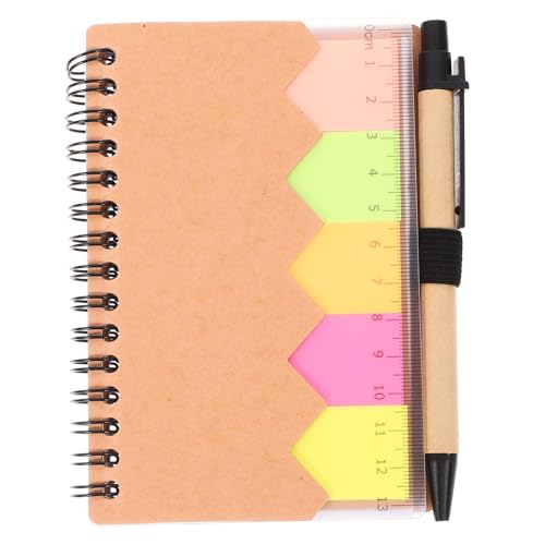 CONGARTENO Spiral Notizbuch Liniert Kleines Notizheft aus Robustem Kraftpapier mit Dicker Papierqualität Tragbares Notizbuch für Notizen Planer Memo Praktisches Multifunktions Notizblock mit von CONGARTENO