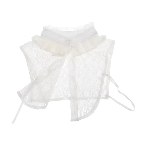 CONGARTENO Spitzen Blusenkragen Damen Abnehmbarer Falscher Kragen Leichtes Spitzen Hemd Dekoration Vielseitiges Mode Accessoire für Pullover Kleider Jacken Geeignet für Frauen und Mädchen in von CONGARTENO