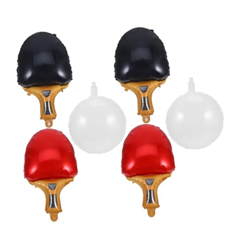 CONGARTENO Sportliche Folienballons mit Tischtennisschlägern und Weißen Tischtennisball ballons Wiederverwendbare Geburtstagsdeko für Vielseitige Partydekoration für Sport Geburtstagspartys CONGARTENO Sportliche Folienballons mit Tischtennisschlägern und Weißen Tischtennisball ballons Wiederverwendbare Geburtstagsdeko für Vielseitige Partydekoration für Sport Geburtstagspartys von CONGARTENO