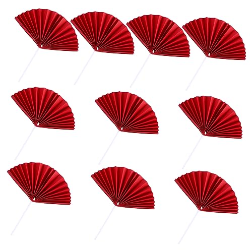 CONGARTENO Teiliges Dekorative Tortendeko Fächerform Geburtstagstorte Cake Topper Rot Kuchendekoration für Unvergessliche Partys und Fotos CONGARTENO Teiliges Dekorative Tortendeko Fächerform Geburtstagstorte Cake Topper Rot Kuchendekoration für Unvergessliche Partys und Fotos von CONGARTENO