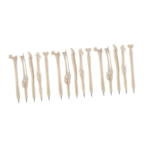 CONGARTENO Teiliges Kugelschreiber Halloween Knochenform Kreative Skull Ballpoint Pens Glattes Schreiben Lustige Schüler Stifte für Schule und Büro von CONGARTENO