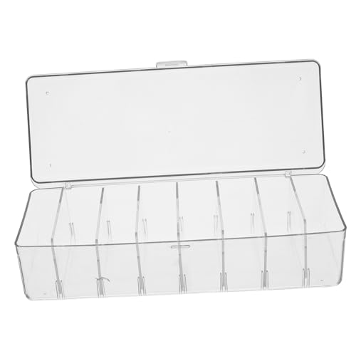 CONGARTENO Transparente Kabelbox mit Verstellbaren Trennwänden Kleiner USB kabelhalter für Schreibtisch Vielseitiger Organizer für Ladekabel und Elektronische Zubehöraufbewahrung Abnehmbare CONGARTENO Transparente Kabelbox mit Verstellbaren Trennwänden Kleiner USB kabelhalter für Schreibtisch Vielseitiger Organizer für Ladekabel und Elektronische Zubehöraufbewahrung Abnehmbare von CONGARTENO