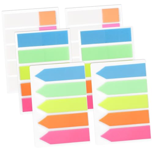 CONGARTENO Transparente Pet Klebezettel Haftnotizen in Voll und Halbfarbe mit Design Praktische Seitenmarker für Schule und Büro Hilfreiche Lesestreifen für Legastheniker Kompakte CONGARTENO Transparente Pet Klebezettel Haftnotizen in Voll und Halbfarbe mit Design Praktische Seitenmarker für Schule und Büro Hilfreiche Lesestreifen für Legastheniker Kompakte von CONGARTENO