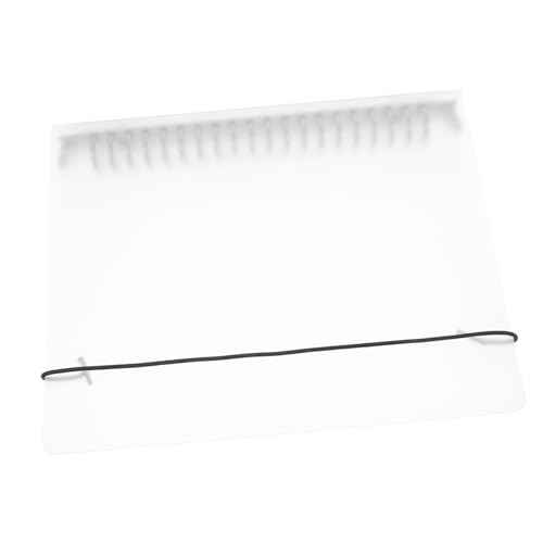 CONGARTENO Transparentes Loose Leaf Binder Cover aus Robustem PP mit Sicherungsband Leicht Rutschfest und Wiederbefüllbar als Organizer für Schule Büro und Dokumente CONGARTENO Transparentes Loose Leaf Binder Cover aus Robustem PP mit Sicherungsband Leicht Rutschfest und Wiederbefüllbar als Organizer für Schule Büro und Dokumente von CONGARTENO