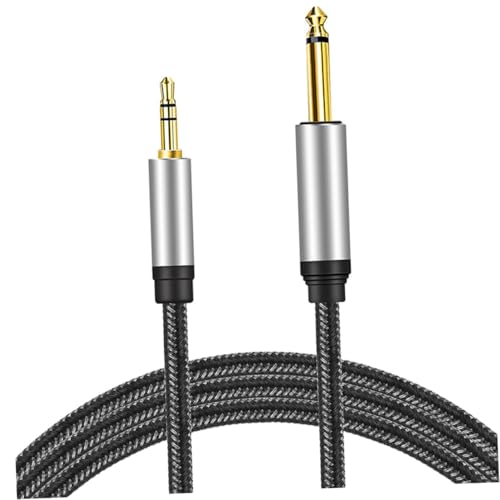 CONGARTENO Trs zu Audiokabel Vergoldete Stecker Mono Kabel für Gitarre Bass Langlebig Verzerrungsfrei von CONGARTENO
