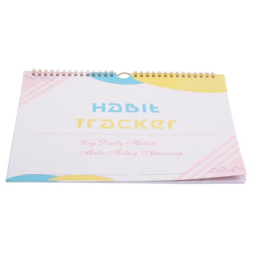 CONGARTENO Undatierter Spiral Habit Tracker Planer Wöchentlicher Gewohnheitstracker Journal Multifunktionaler Workout Tracker Kompakter Zielplaner für Produktivität und Selbstdisziplin CONGARTENO Undatierter Spiral Habit Tracker Planer Wöchentlicher Gewohnheitstracker Journal Multifunktionaler Workout Tracker Kompakter Zielplaner für Produktivität und Selbstdisziplin von CONGARTENO